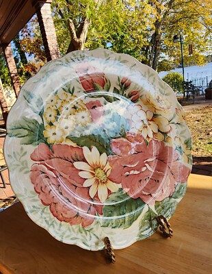Nikko English Garden 10'' Dinner Plate,JAPAN