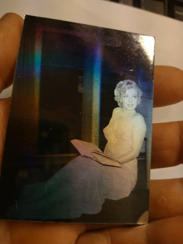 MARILYN MONROE 1992 VISION GRAPHIX #MM4 HOLOGRAM HOLLYWOOD LEGENDS New Old Stock