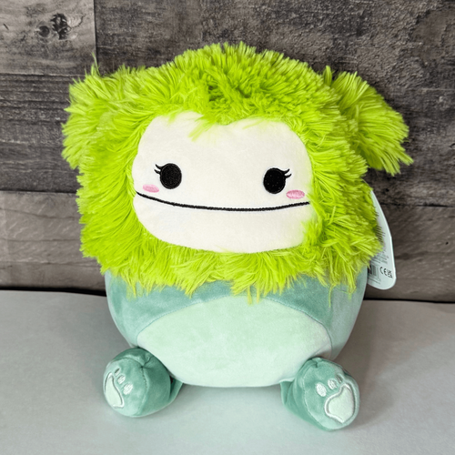 Bren der grüne Bigfoot Squishmallow 8 Zoll neu mit Etikett Sammlerstück Plüschtier - Bild 1 von 2