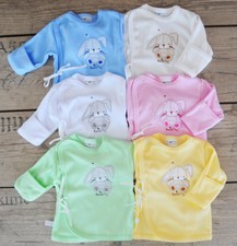 Erstlingsshirt Wickelhemdchen 50 56 62 Flügelhemdchen Baby Wickelshirt Shirt