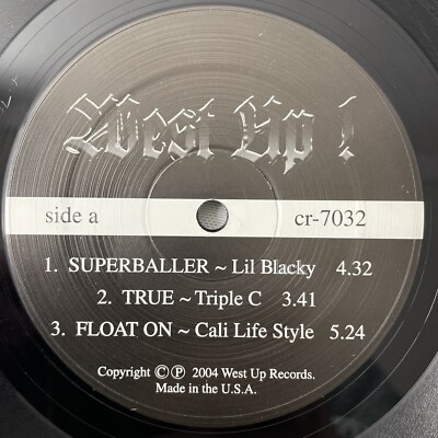Various   Untitled 12'' Vinyl 2004 US Compi Lil Blacky Triple C Cali Life Style