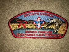 Boy Scout Camp Seven Ranges Goose Outdoor Buckeye Ohio Council Strip CSP Patch