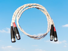 XLR BALANCED CABLES by SILVER and COTTON x 1m AUDIOPHILE