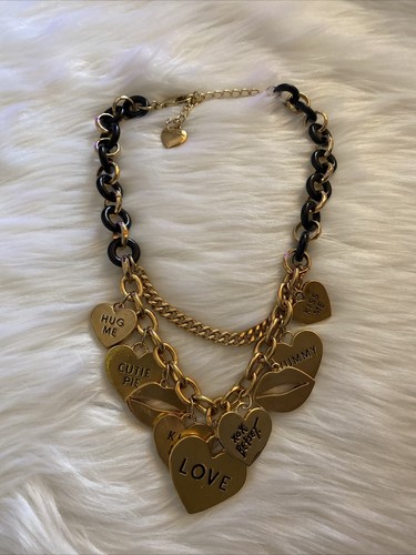Betsey Johnson Candy Heart Necklace