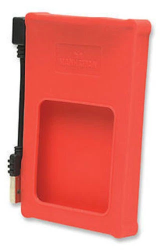 USB 2.0 to SATA 2.5" HDD Silicone Enclosure, Red 130127 - Image 2 of 4