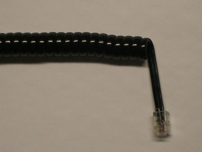 One Nortel M9000 Black 12 Foot Handset Cord, New (M9216 M9316 M9417 M9516 etc.)