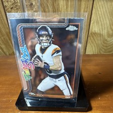 2024 Topps Chrome Future Stars Bo Nix #FS-15 Denver Broncos NFL