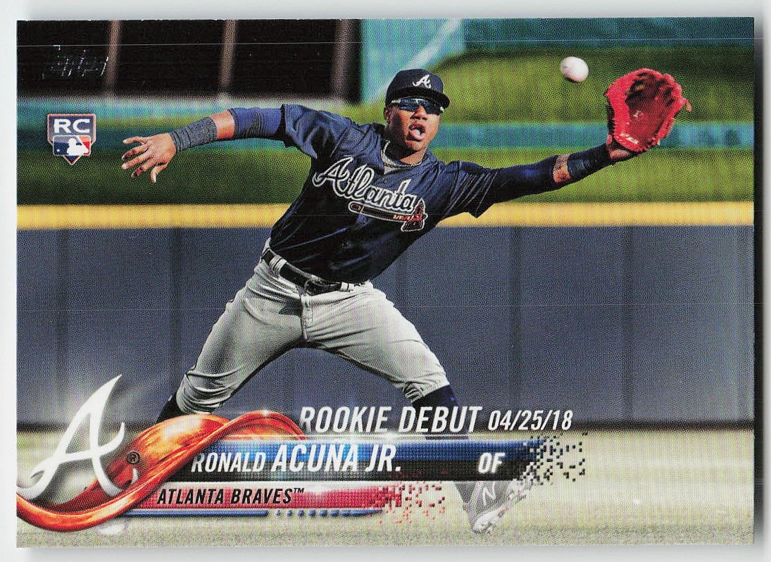 2018 Topps Update #US252 Ronald Acuna Jr. BASEBALL Atlanta Braves