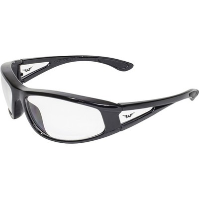 Global Vision Integrity II Glasses Clear Shatterproof Lens Side Lens ANSI Z87.1