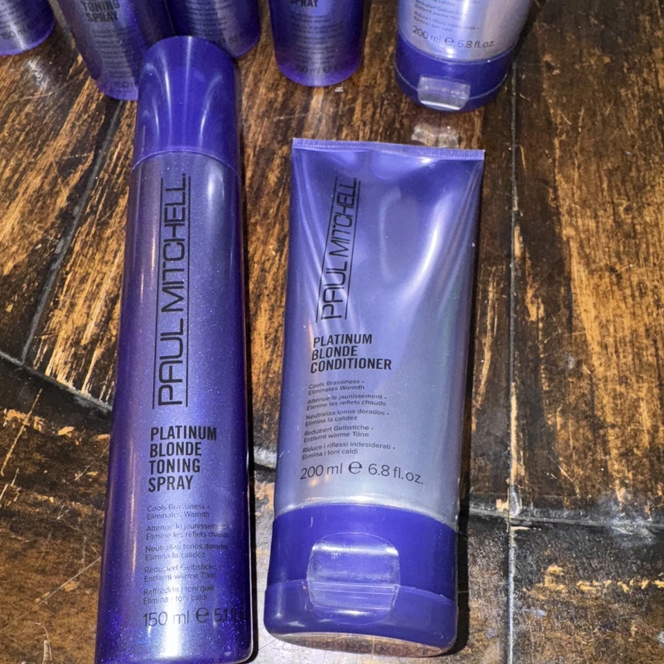 Paul Mitchell Platinum Blonde Toning Spray 5.1fl.oz & Conditioner 6.8fl.oz - Image 4 of 4