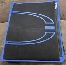 Black-And-Blue Mead Five Star Xpanz 3-Ring Zipper Binder W Mesh Pouch