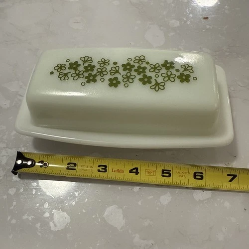 VTG Pyrex Spring Blossom Butter Dish (72-B)