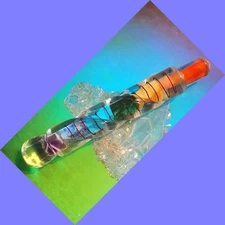 ORGONE CHAKRA Wand, CHAKRA CRYSTAL WAND WITH COPPER SPIRAL, ORGONE WAND