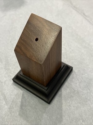 Ron s #2005 1.5 x1.5 x2.75 h Pedestal Hand Made Wooden Plinth 45deg For Busts