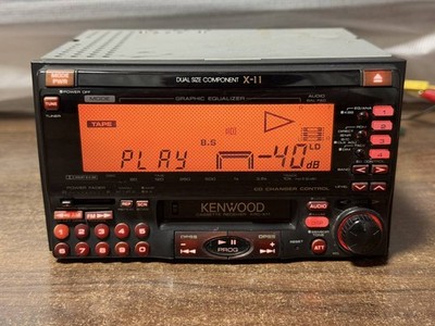 Kenwood KRC-X11 2DIN Cassette Deck Player Working | eBay
