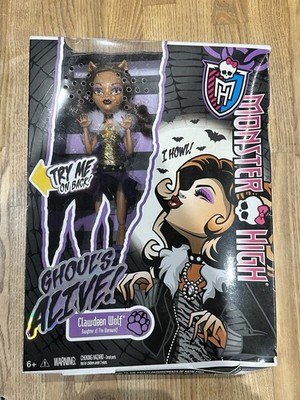 2012 Monster High Ghoul's Alive! Clawdeen Wolf Puppe Neu in OVP Mattel selten