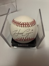HANK CONGER ASTROS/RAYS/ANGELS SIGNED M.L. BASEBALL