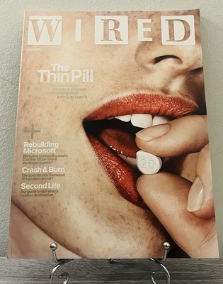 Wired October 2006 Issue 8 Vol 14 The Thin Pill Illustrated Technology