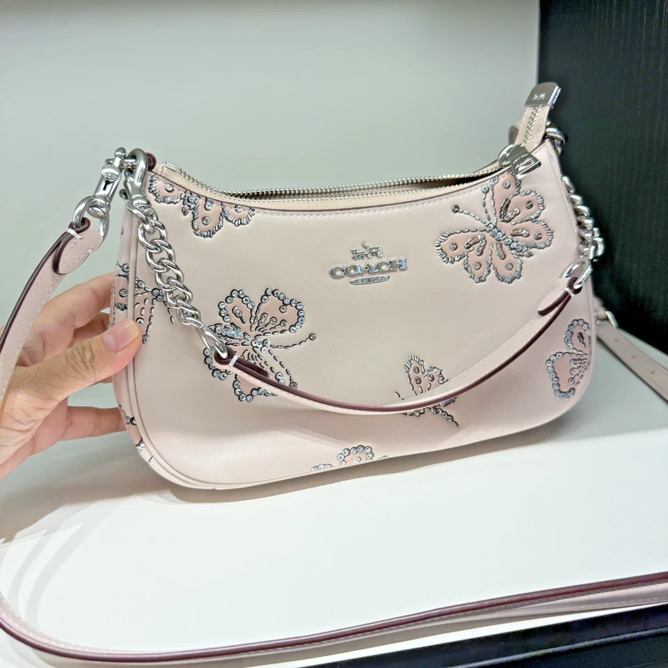 Coach Teri Shoulder Bag With Butterfly Print CCE92 & Gift Receipt Authentic ‼️ - Image 3 of 4