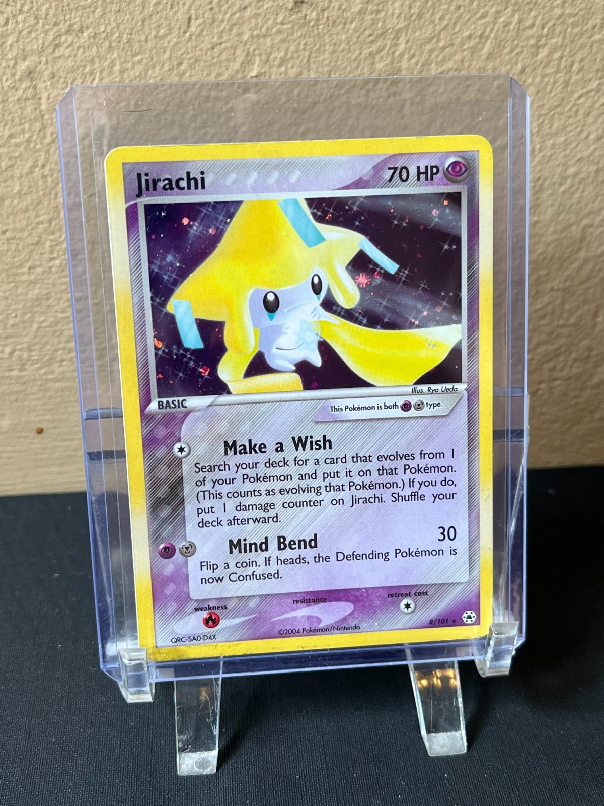 Jirachi 8/101 Holo Rare Pokemon Card - Hidden Legends Set