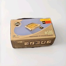 Palm M500 Handheld PDA Portable Organizer Device w/HotSync cradle Lnew Open Box