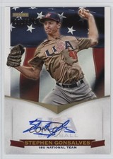 2012 USA Baseball National Team 18U Signatures /349 Stephen Gonsalves Auto 9l6