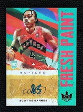 2021 Panini Court Kings Fresh Paint Ruby 22/99 Scottie Barnes #FP-SBN Auto 8nq