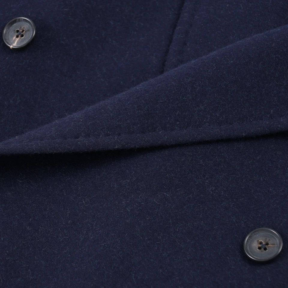 Abrigo deportivo Isaia 'Domenico' suave felpa jersey franela lana 40R (UE 50) NUEVO CON ETIQUETAS Foto 3 de 4