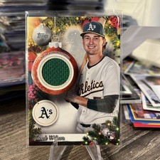 JACOB WILSON RC SHORT PRINT PLAYER RELIC INSERT / 2025 TOPPS HOLIDAY #PR-JW