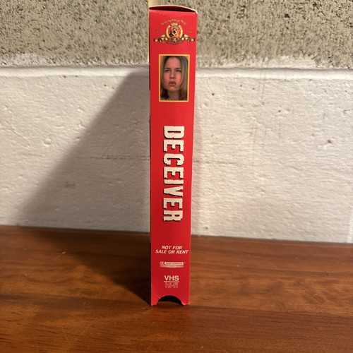 Deceiver VHS Demo Promo Screener 1997 Tested Renee Zellweger - Imagen 4 de 11