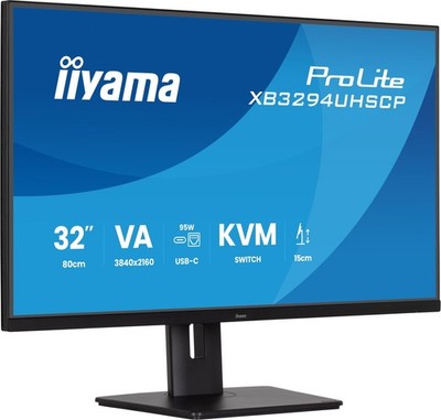 IIYAMA TFT XB3294UHSCP 80cm VA 32/3840x2160/2xHDMI/DP/USBC/KVM/höv