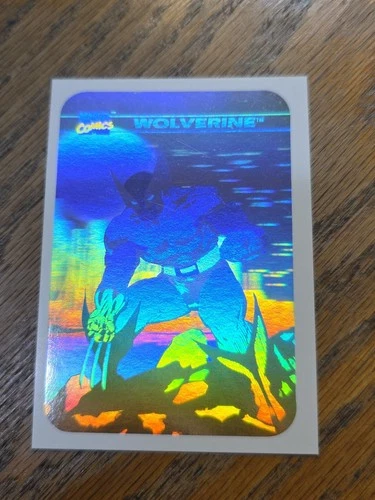1990 Marvel Entertainment Wolverine HOLO Comic Card VINTAGE Rare