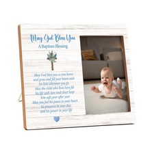 Baptism Pictures Frame, God Bless You On Your Baptism Day Photo Frame, Baby B...