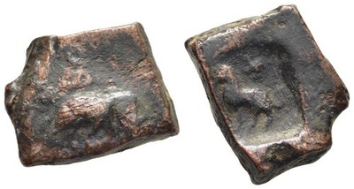 Ancient City of Taxila (Punjab region) - 1½ Karshapan ND (BC 185-168)