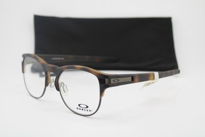 NEW OAKLEY OX8134-0250 LATCH KEY BROWN TORTOISE AUTHENTIC EYEGLASSES 50-17