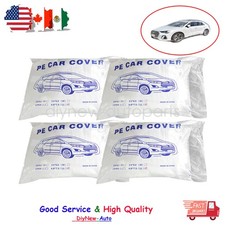 4pack Disposable Plastic Car Covers Clear Car Cover 16x24.5ft Extra Large 4pack Disposable Plastic Car Covers Clear Car Cover 16x24.5ft Extra Large