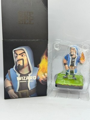 Clash of Clans Royale Wizard Official Supercell Figure Statue w/ Box Rare COC CO