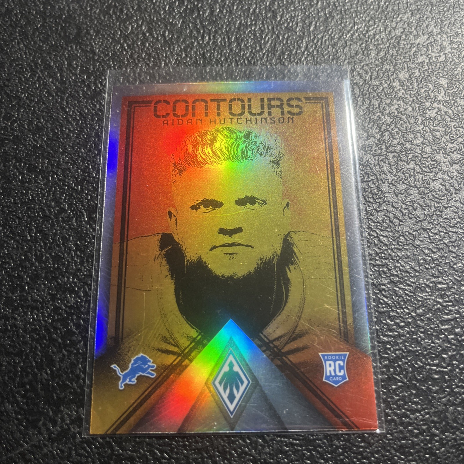 2022 Panini Phoenix Contours #CT-20 Aidan Hutchinson RC Detroit Lions