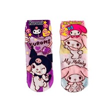 Sanrio Socks Set My Melody  Kuromi Limited Edition Japan Exclusive Kawaii Gift