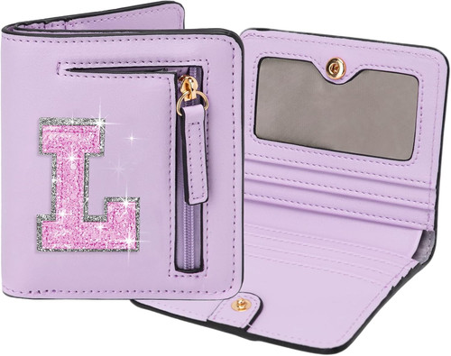 Birthday Gifts for Teen Girl Kids Wallet Girl Wallets Small Initial Rfid Wallet
