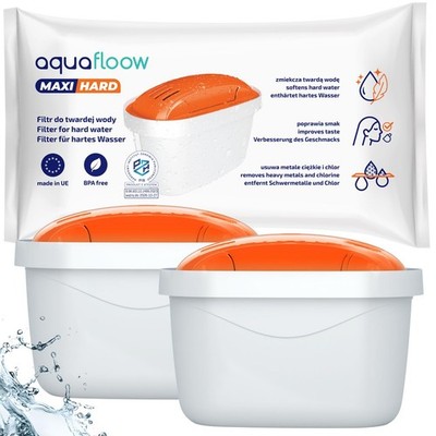 Wasserfilter Kartuschen für sehr hartes Wasser ersetzen Brita Maxtra+ 2 Stück