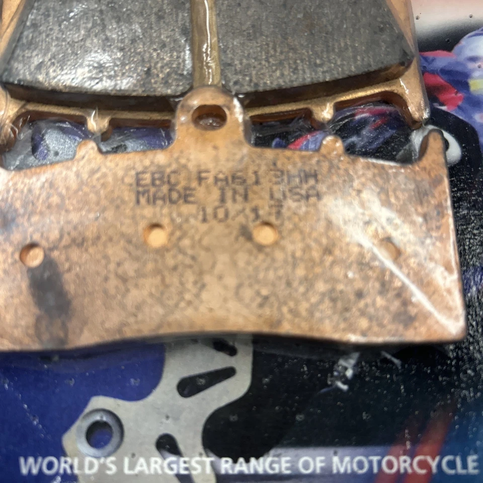 Juego de 2 pares de pastillas de freno delanteras EBC HH sinterizadas para BMW K1600GT K1600GTL 2011-2018 Foto 4 de 4