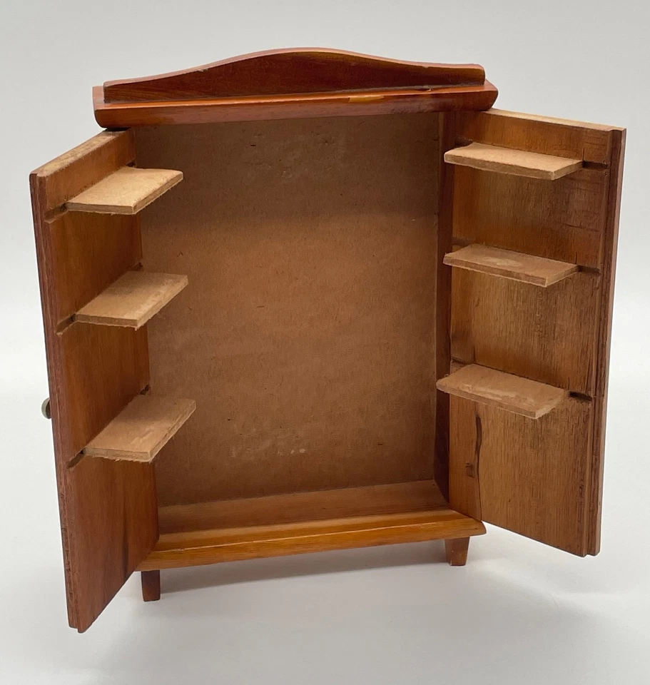 ARMOIRE DE POUPEE ANCIENNE POUR POUPEES MINIATURES - Photo 4/4