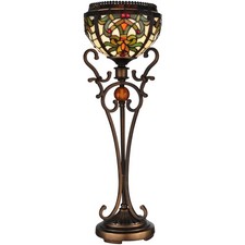 Dale Tiffany TB101113 Evelyn Table Lamp Antique Golden Bronze