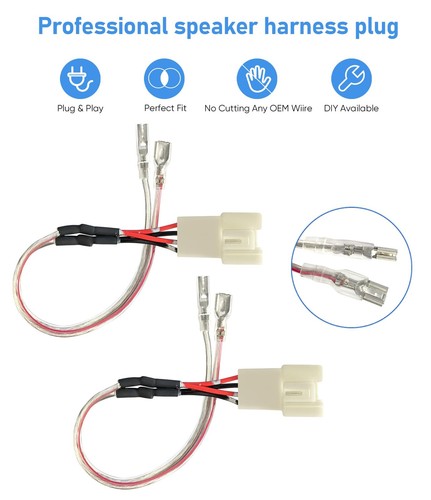 Update Car Dash Tweeter Speaker Wiring Harness Connector Plug Replacement for... - Picture 3 of 7