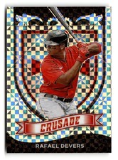 2021 Panini Chronicles #11 Rafael Devers Crusade Building Blocks