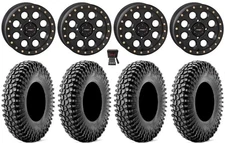 System 3 SB-7 15" Wheels Bk (5+2) 35" Cliffhanger Tires RZR XP 1000 / PRO XP