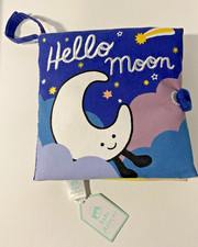 JellyCat Hello Moon Fabric Book. New