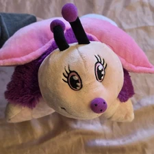 Pillow Pets Butterfly Plush Pee Wee Purple & Pink ~  Cute And Fluffy 