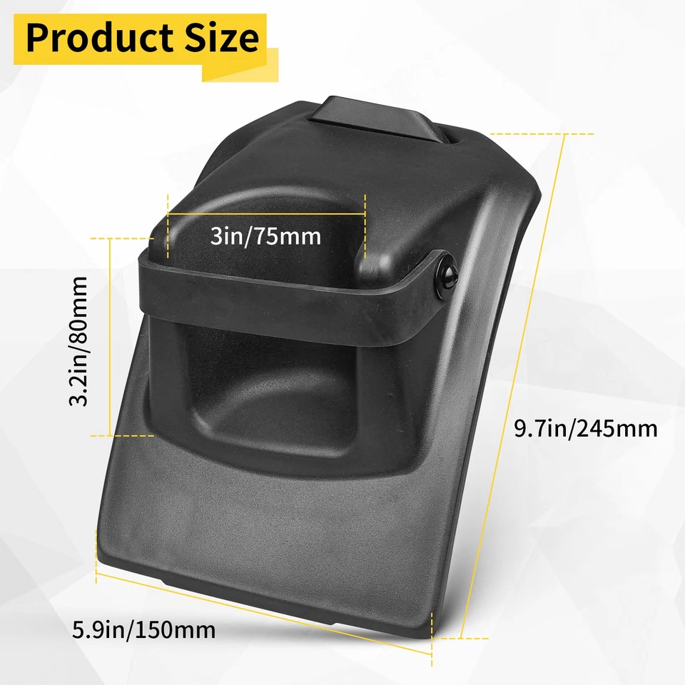 New Fender Cup Holder 0SC38-HR5-A00 For Honda 2014-2025 Foreman Rubicon 500 - Image 3 of 4